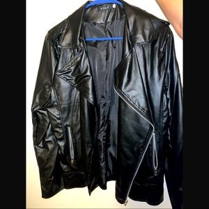 Unisex Faux Leather Jacket